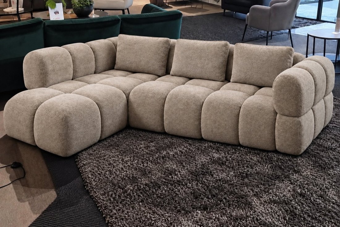 Loungebank Pijnacker Longchair Klein + 2 Zits – A-meubel