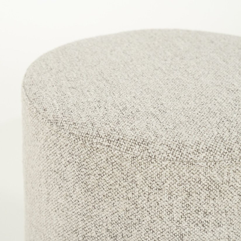 Hocker Poef Avah Small - Taupe Mantz - 96300 41cm – foto 4 – A-meubel