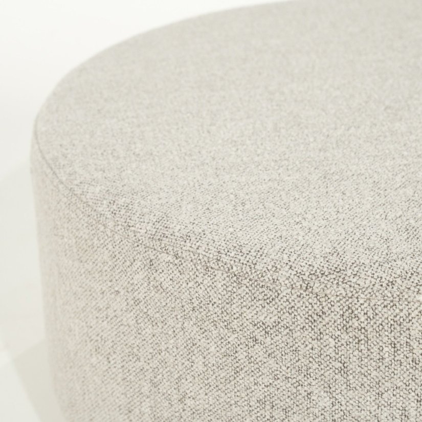 Hocker Poef Avah Large - Taupe Mantz - 96302 80cm – foto 3 – A-meubel