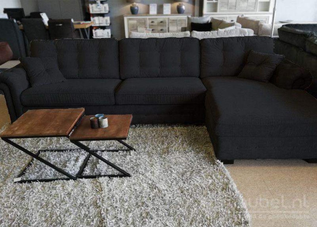 Groenveld Longchair  Zwart – A-meubel