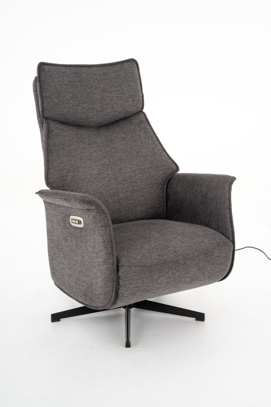 Relaxfauteuil Doesburg – grijs relaxfauteuil – A-meubel
