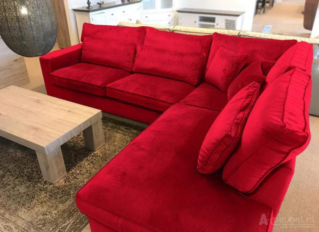 Oudenbosch Loungebank Rood – A-meubel