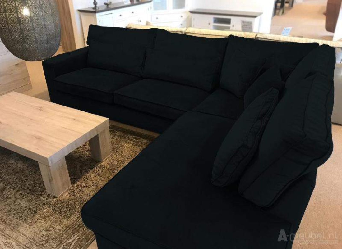 Oudenbosch Loungebank Zwart – A-meubel