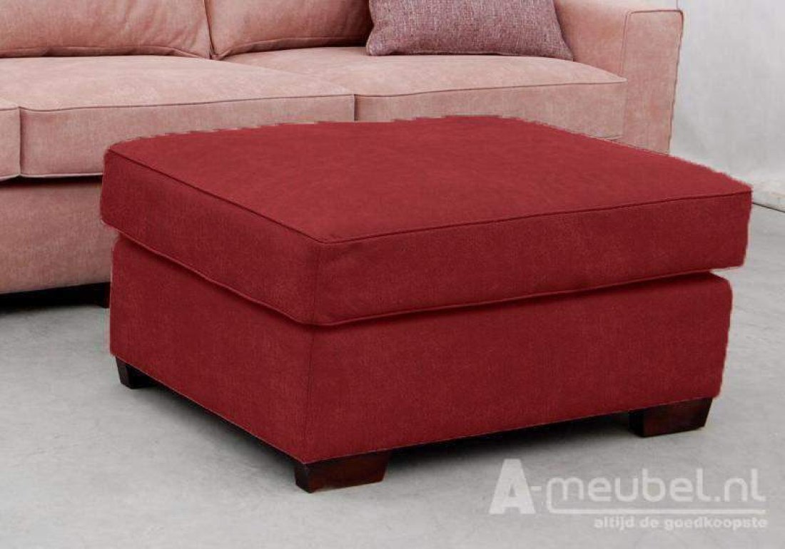 Venlo Hocker Groot Rood – A-meubel