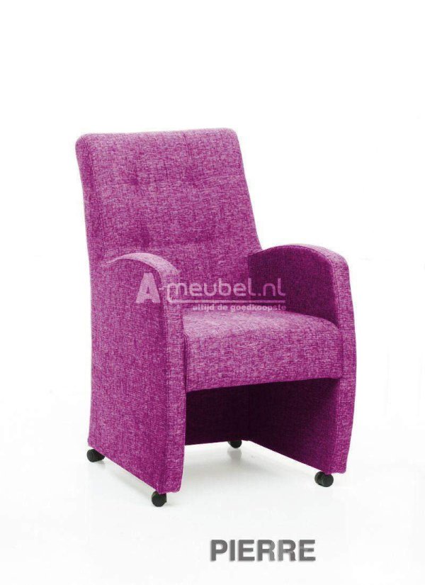 Stoel Pierre – wit eetkamerstoel – A-meubel