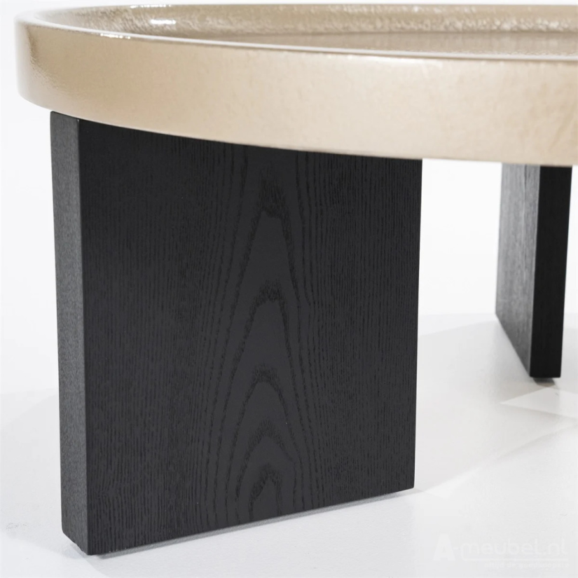 Salontafels Mayson - 90x90x35cm - Beige - 95975 – foto 2 – A-meubel