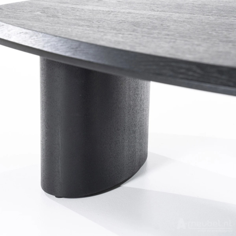 Salontafels Walter - 106x88x27cm - Zwart - 95979 – foto 9 – A-meubel