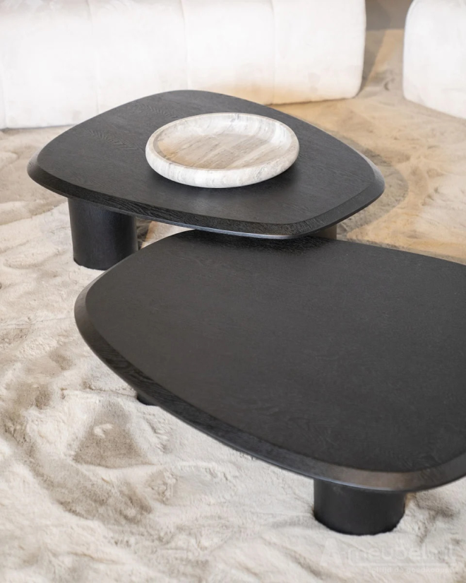 Salontafels Walter - 96x78x32cm - Zwart - 95978 – foto 6 – A-meubel