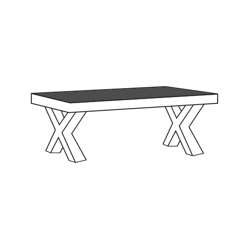 Bloemendaal Salontafel T13-XL 135cm – A-meubel