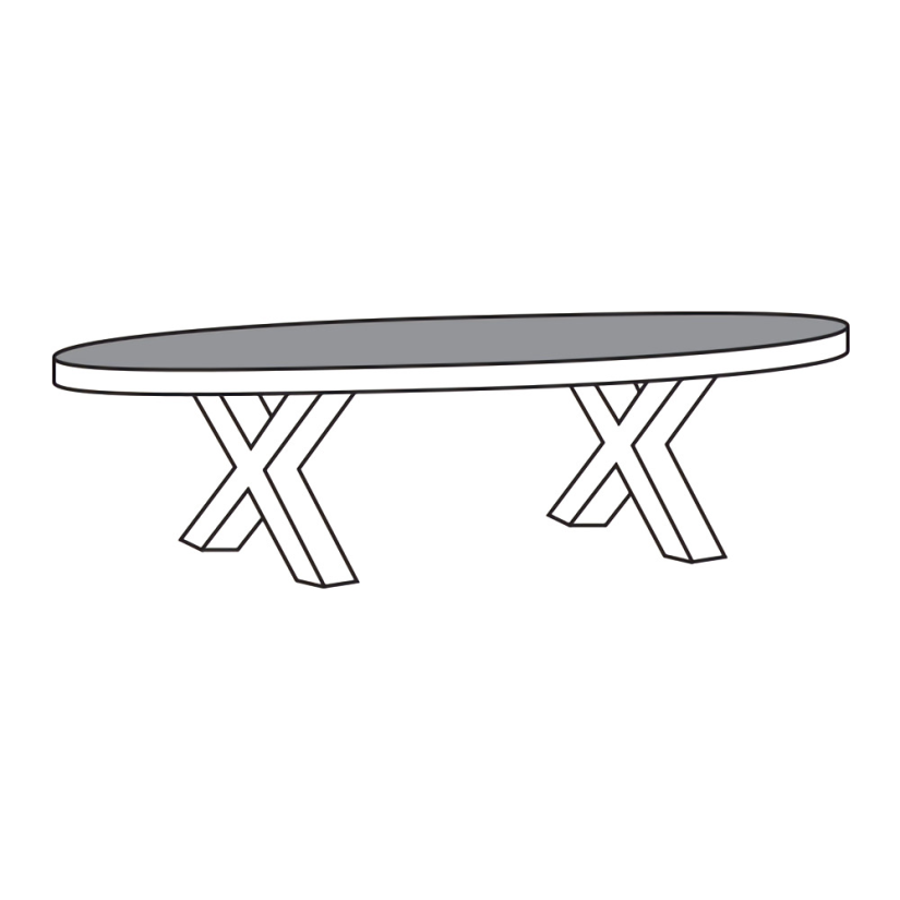 Bloemendaal Salontafel TOV13-XML 135cm – A-meubel