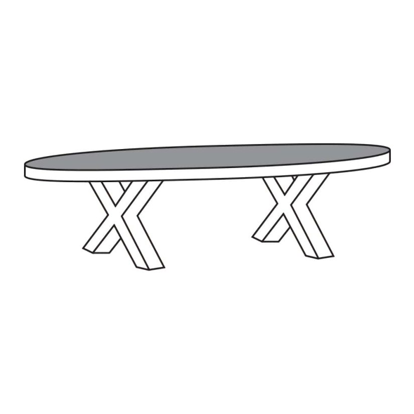 Alphen Salontafel TOV13-XM Oud Teakhout 135cm – A-meubel
