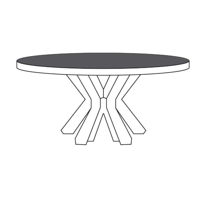 Salontafel TRO9-MML Tegelen 90cm – A-meubel