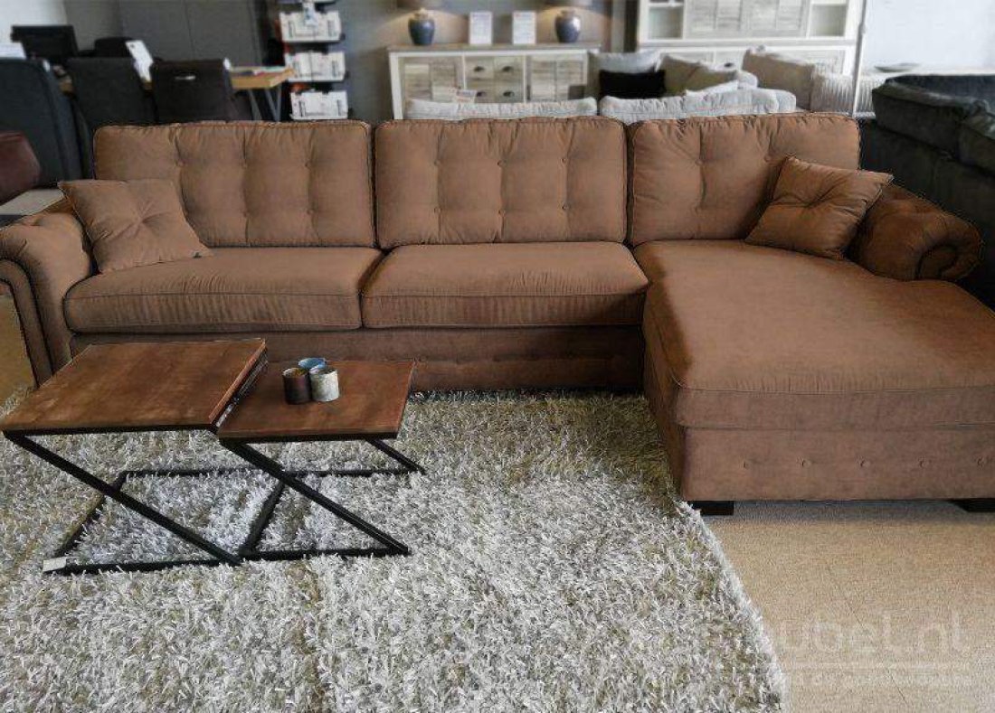 Groenveld Longchair  Bruin – A-meubel