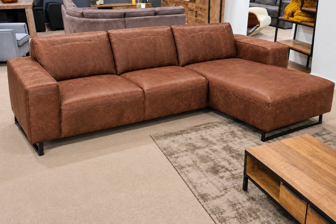 Loungebank Scherpenisse 2 Zits + Longchair – A-meubel