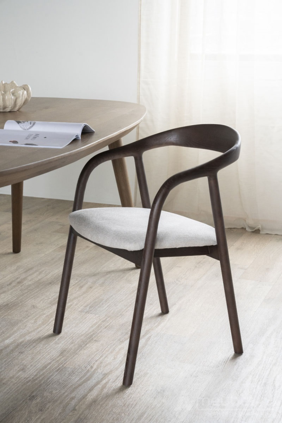 Stoel Rayven - Bruin - 96230 – bruin eetkamerstoel – A-meubel