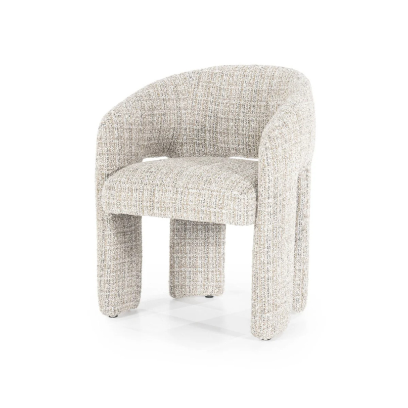 Stoel Hamilton - Taupe Asti - 96244 – taupe eetkamerstoel – A-meubel