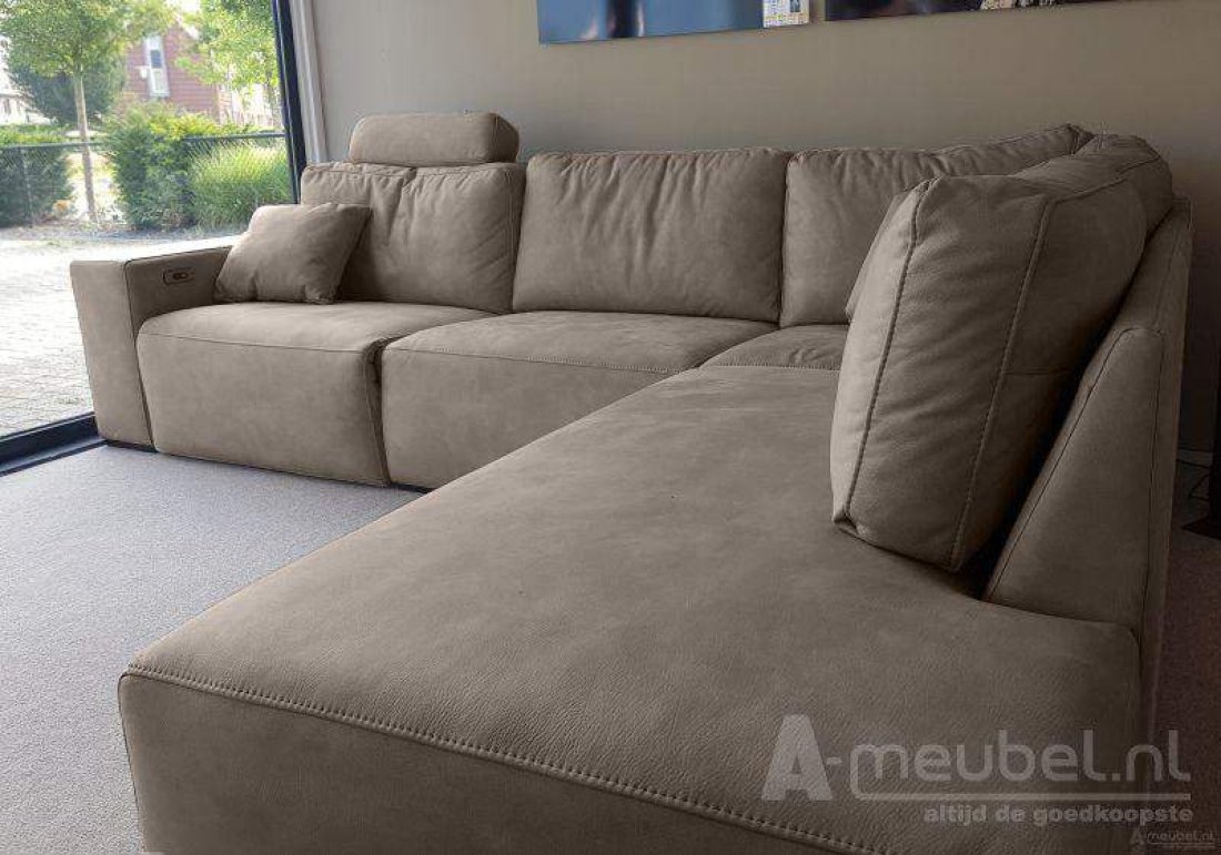 U-Bank Marle Taupe – A-meubel