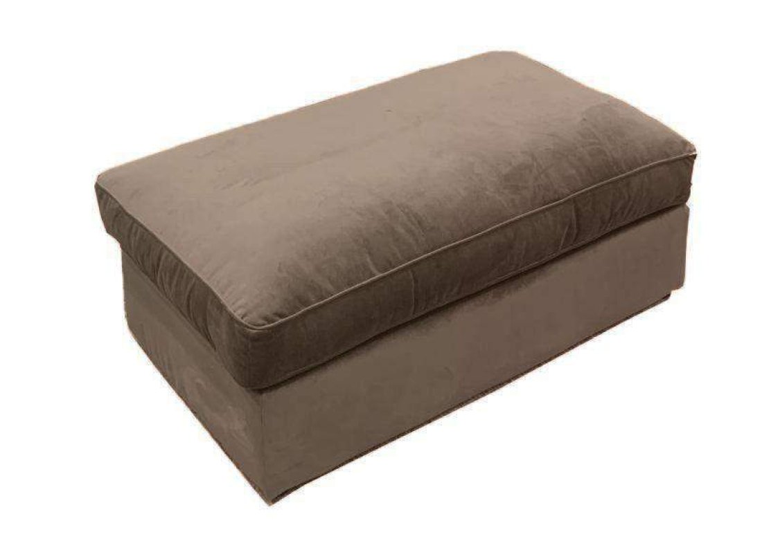 Oudenbosch Hocker B110 x D65 xH42cm Taupe – A-meubel