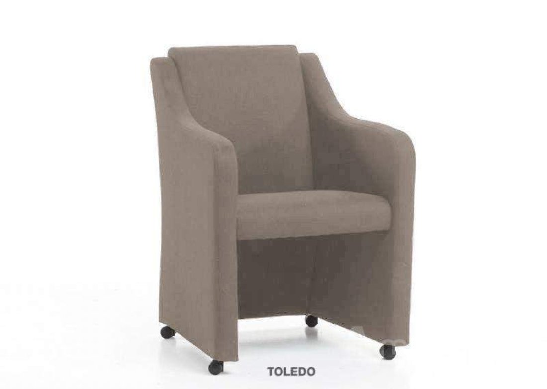 Stoel Toledo – wit eetkamerstoel – A-meubel