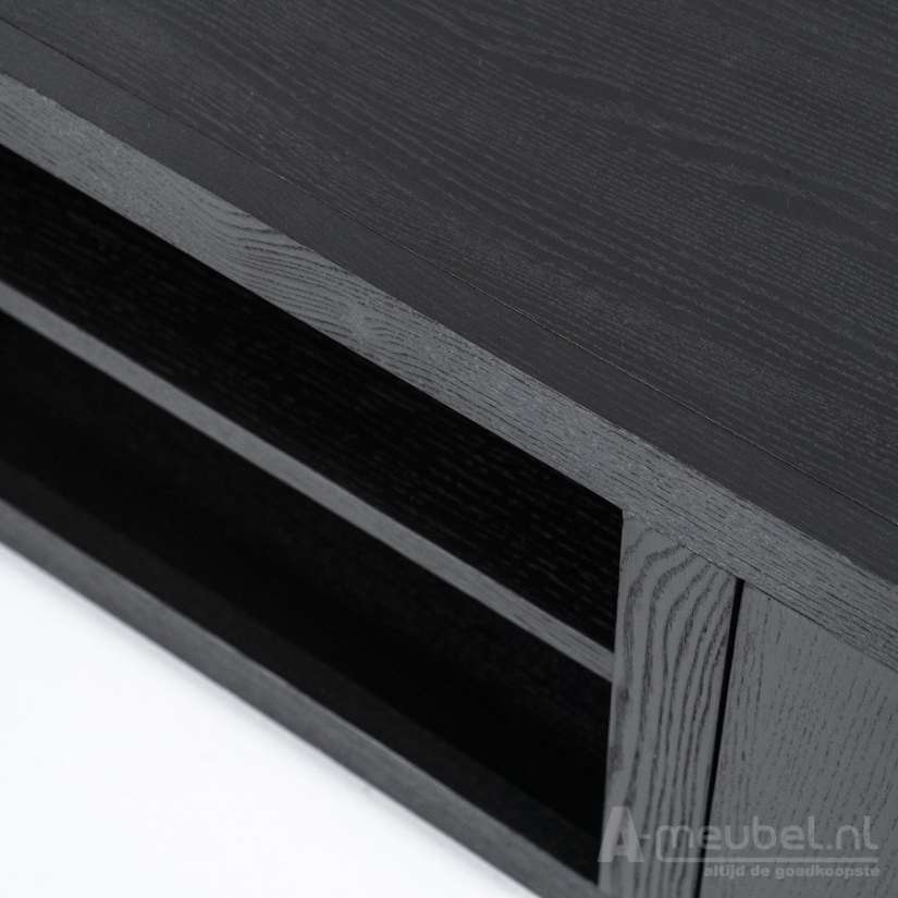 TV-Meubel Helsinki - 160cm - Zwart - 95720 – foto 4 – A-meubel