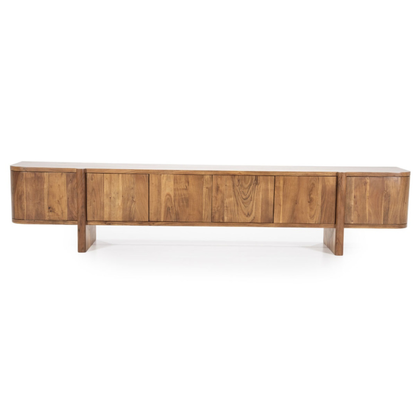 TV-Meubel Julian 6-deurs - Bruin - 95908 240cm – A-meubel