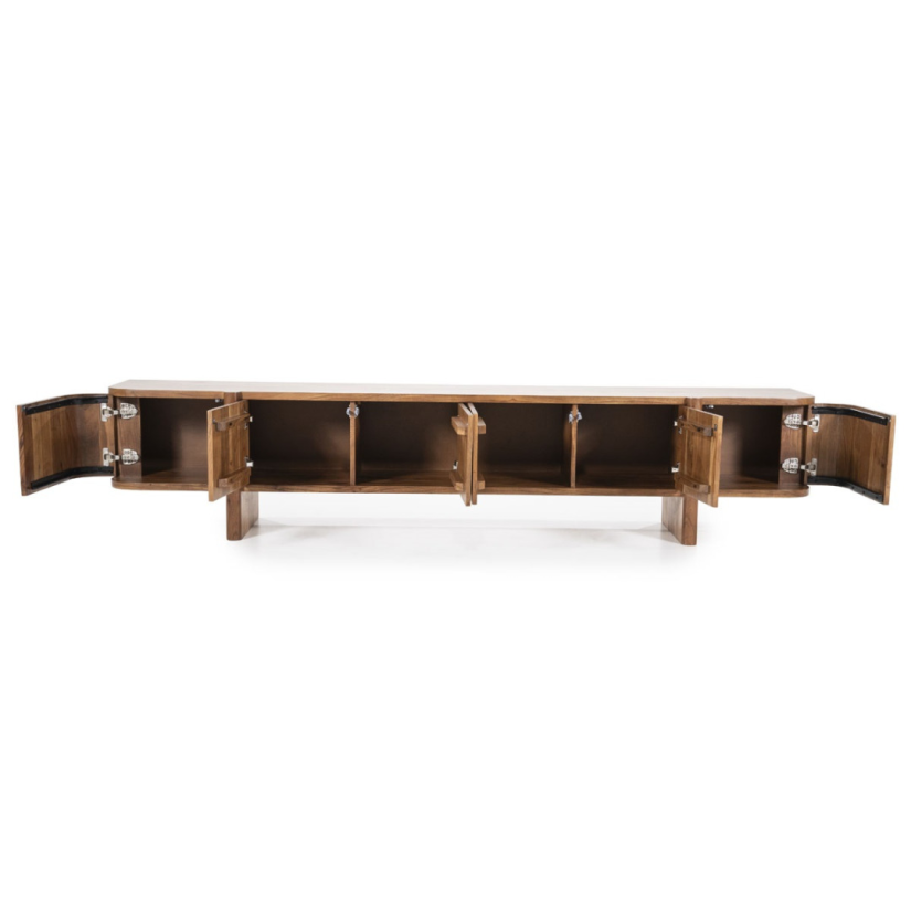 TV-Meubel Julian 6-deurs - Bruin - 95908 240cm – foto 2 – A-meubel
