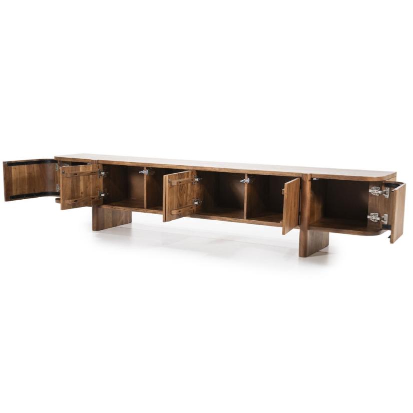 TV-Meubel Julian 6-deurs - Bruin - 95908 240cm – foto 3 – A-meubel