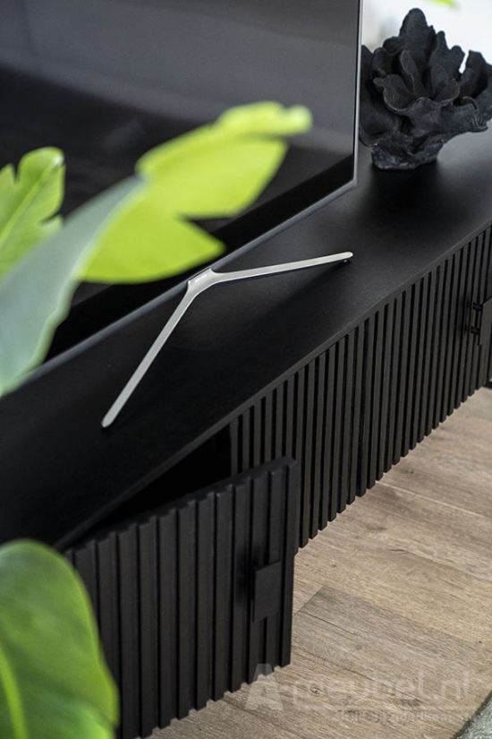 TV meubel Remi 4-deurs - Zwart- 95665 170cm – foto 2 – A-meubel