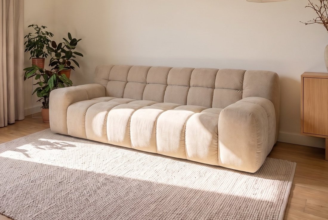 Rechte bank Tynaarlo 2.5 Zits Bank in beige – foto 2 – A-meubel