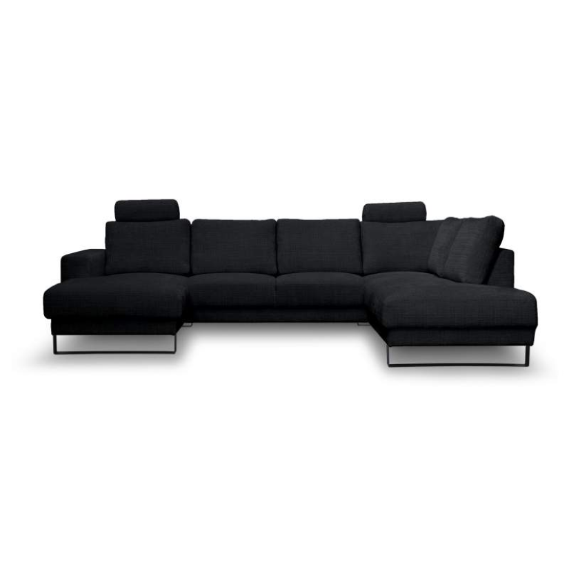 Baarlo U-Bank Zwart – A-meubel