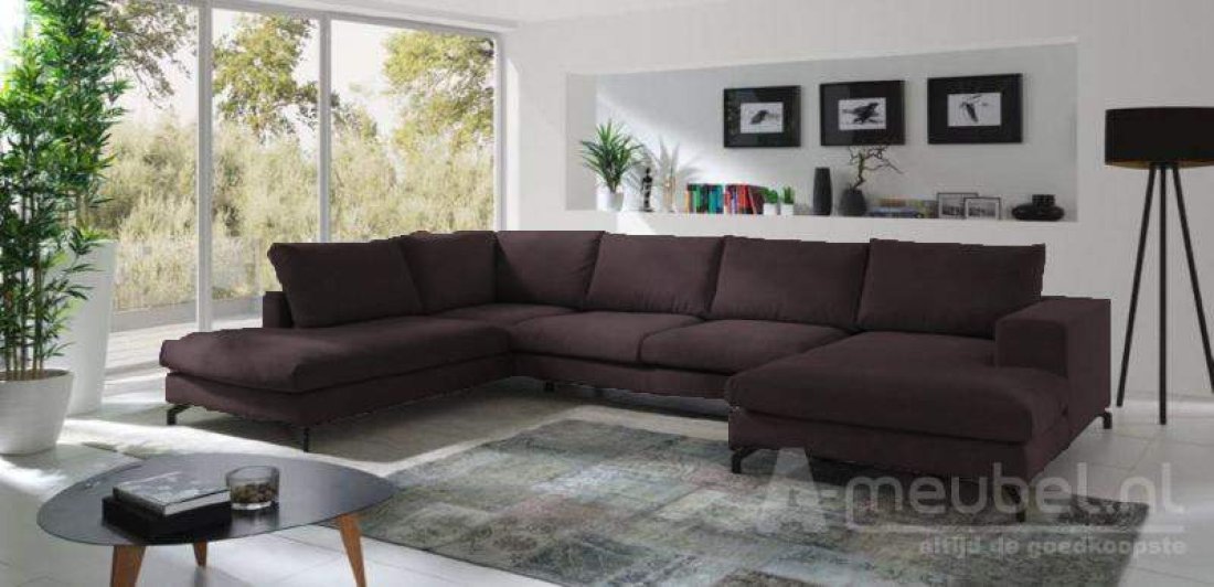 Stroe Loungebank Bruin – A-meubel