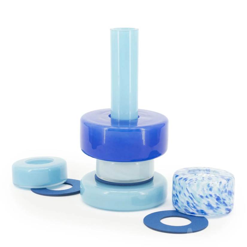 Vaas Golas 17cm - Blauw - 240230 – foto 2 – A-meubel