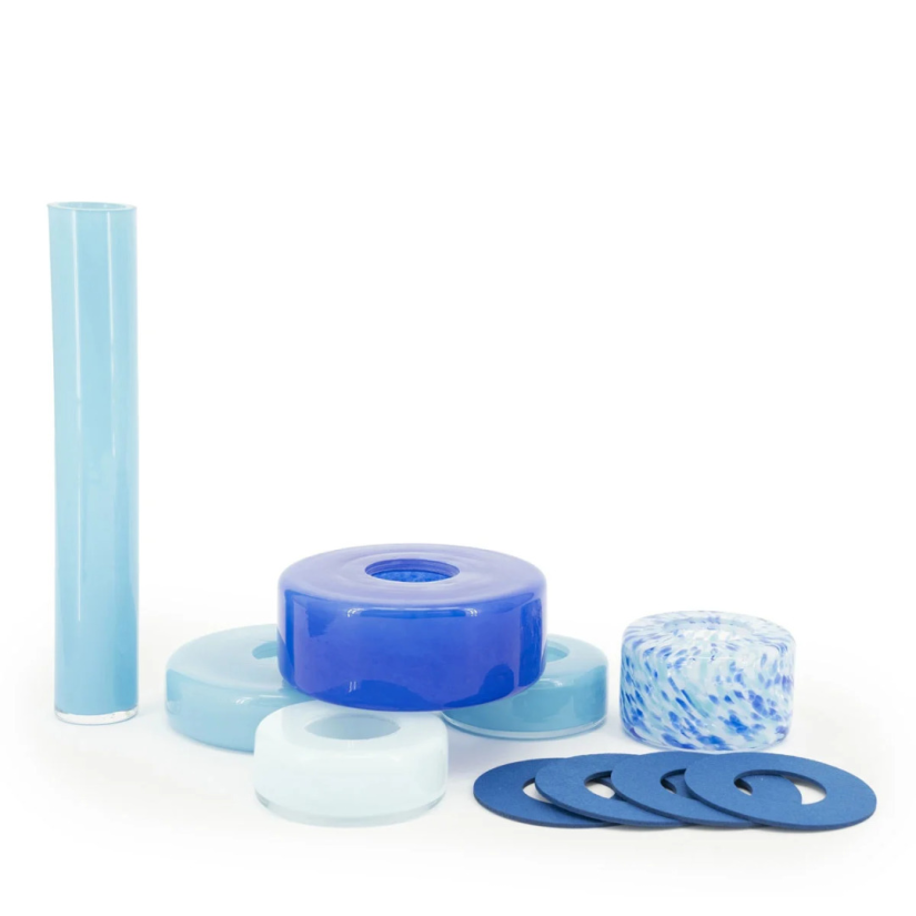 Vaas Golas 17cm - Blauw - 240230 – foto 3 – A-meubel