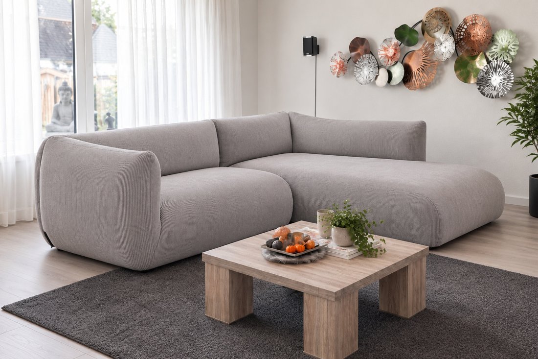 Loungebank Veendam 2.5 Zits + Ottomaan – A-meubel