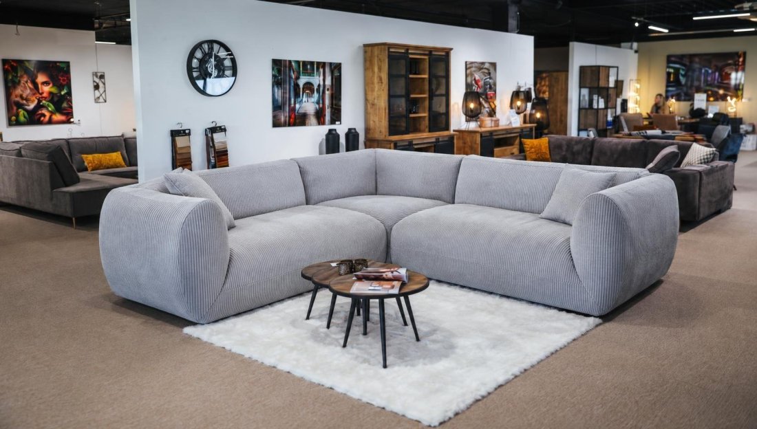 Loungebank Veendam 2 Zits + Hoek + 2 Zits – A-meubel