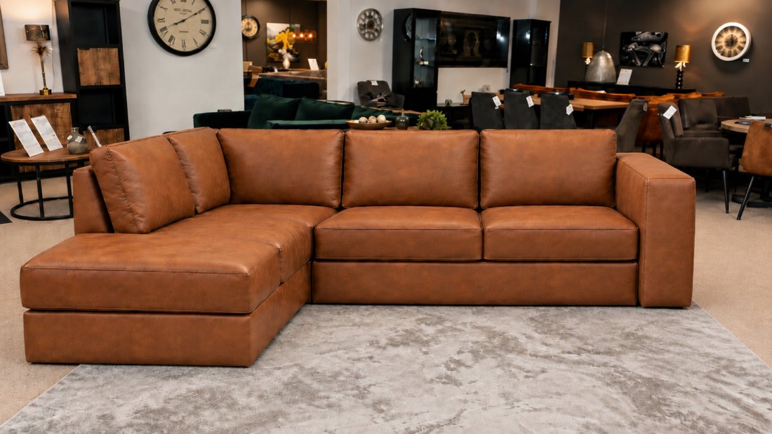Hoekbank Veneto Ottomaan + 2 Zits – A-meubel