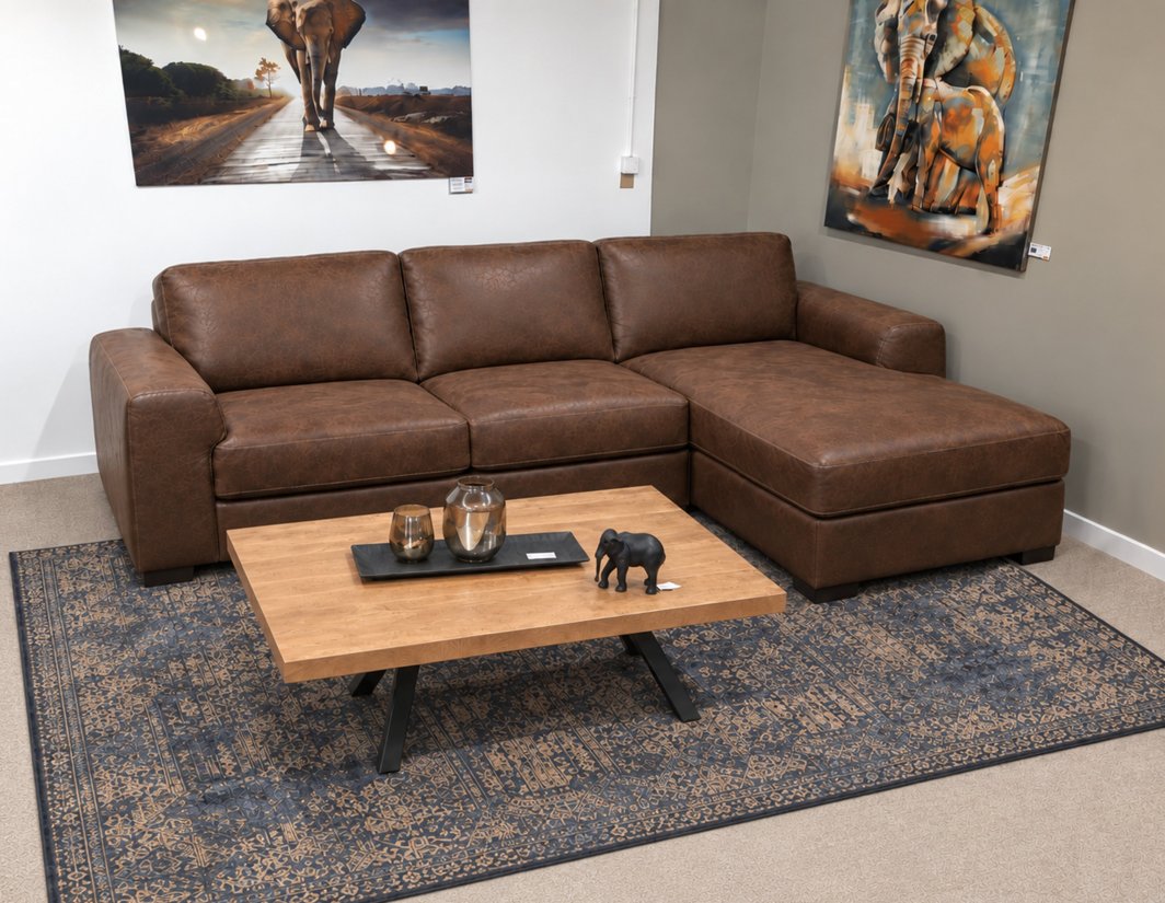 Loungebank Voorburg 2 Zits + Longchair Klein – A-meubel