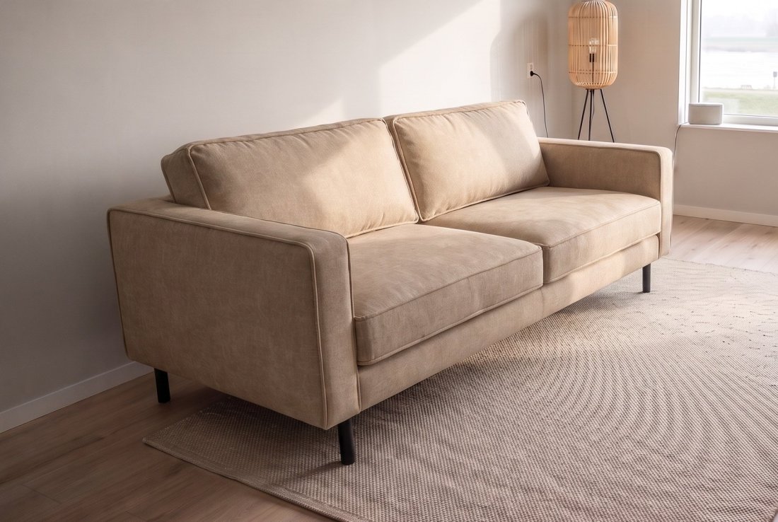 Rechte bank Westervoort Bank 2 Zits in beige – foto 3 – A-meubel