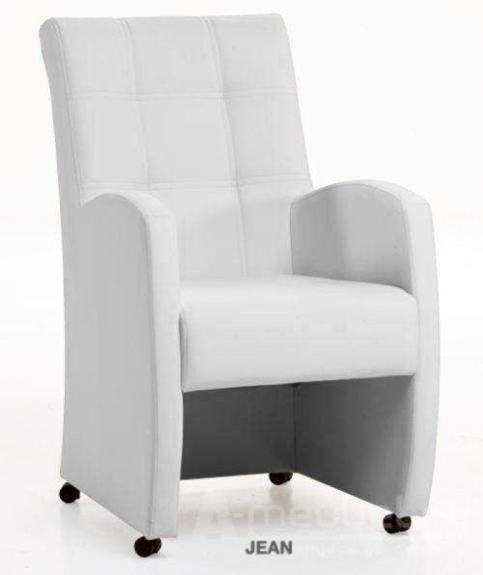 Stoel Jean – wit eetkamerstoel – A-meubel