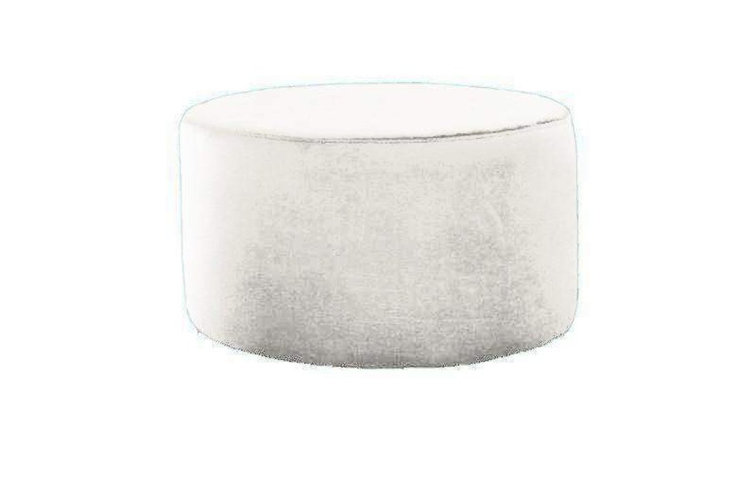 Poef Lexmond 45x45cm Wit – A-meubel