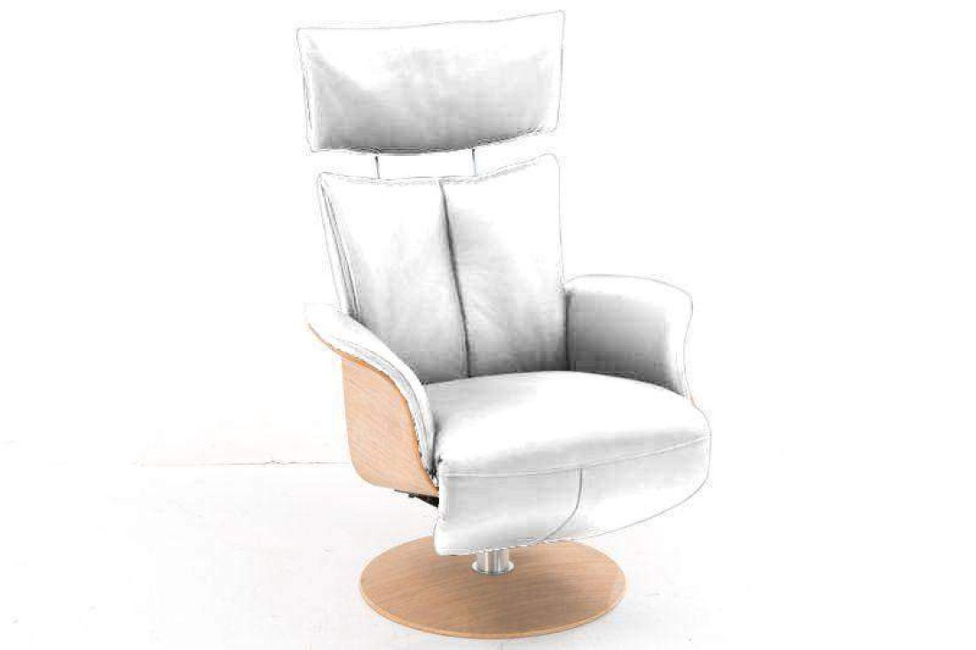 Heesch Relaxfauteuil – wit relaxfauteuil – A-meubel