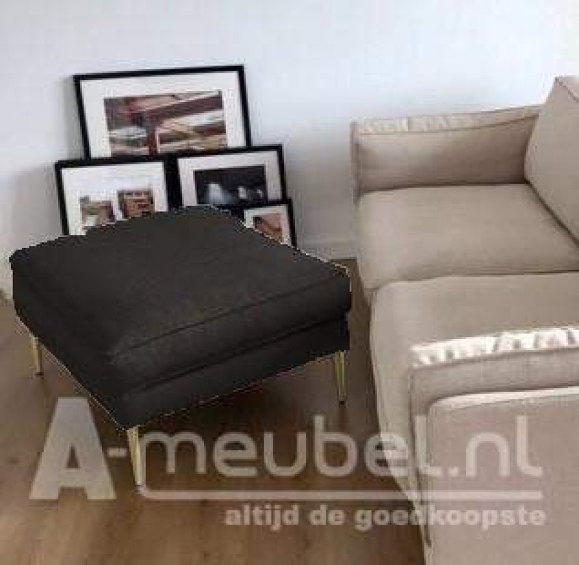 Alverna Hocker Zwart – A-meubel