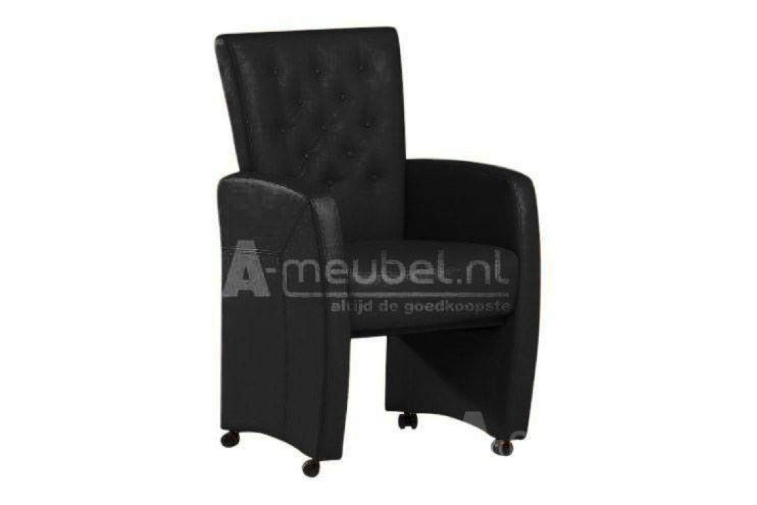 Stoel Carina – wit eetkamerstoel – A-meubel