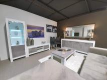 Dressoir Marknesse 4 Deurs Wit/Marmer Dressoir Marknesse 4 Deurs Wit/Marmer
