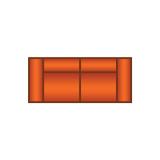 Elsen 2 Zits Bank - MAGAZIJN OPRUIMING - Colorado Cognac