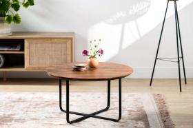 Salontafel Rond Bruin Salontafel Rond Bruin