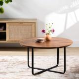 Salontafel Rond Bruin Salontafel Rond Bruin