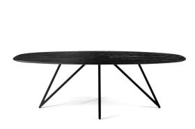 Eettafel Mira Zwart Groot Eettafel Mira Zwart Groot