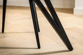 OUTLET ZWOLLE! - Eettafel Rond Leo Zwart