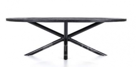 Eettafel Oscar 240x110 - zwart
